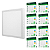 Kit 10 Painel Led Quadrado 24W Fit Sobrepor Branco Bivolt Depolux - Imagem 1