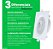 Kit 5 Spot de Led 5w Embutir Quadrado 9x9cm Fit Bivolt Depolux - Imagem 4