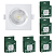 Kit 5 Spot de Led 5w Embutir Quadrado 9x9cm Fit Bivolt Depolux - Imagem 1