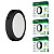 Kit 4 Painel Led Preto 12W Plafon Redondo Sobrepor Bivolt Depolux - Imagem 1