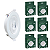 Kit 6 Spot de Led 7w Embutir Redondo 11x11cm Fit Par20 Bivolt Depolux - Imagem 1