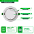 Kit 15 Spot de Led 7w Embutir Redondo 11x11cm Fit Par20 Bivolt Depolux - Imagem 7