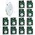 Kit 15 Spot de Led 7w Embutir Redondo 11x11cm Fit Par20 Bivolt Depolux - Imagem 1