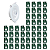 Kit 60 Spot de Led 7w Embutir Redondo 11x11cm Fit Par20 Bivolt Depolux - Imagem 1