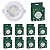 Kit 10 Spot de Led 5w Embutir Redondo 9x9cm Fit Bivolt Depolux - Imagem 1