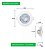 Kit 20 Spot de Led 5w Embutir Redondo 9x9cm Fit Bivolt Depolux - Imagem 10