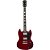 Guitarra Elétrica Sg De Madeira Maciça Thomaz Teg 340 Vermelho - Imagem 1