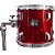 Bateria Acústica 2t Cromada Vermelho Com Banco Ny-f1rst - Imagem 3