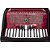 Acordeon 48 Baixos 34 Teclas Ta 4805 Vermelho Thommasi - Imagem 5