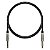 Cabo P10 para Guitarra e Instrumentos Kato P10 (M) / P10(M) Preto 5 metros - Imagem 1