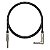 Cabo P10L para Guitarra e Instrumentos Kato P10/P10L Preto 7 metros - Imagem 1
