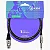 Cabo para Microfone e Instrumentos Musicais Kato XLR P10 Preto 3 metros - Imagem 1