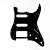 Escudo Guitarra Am Strat HSS Preto Fosco 3P Spirit 110-MB - Imagem 1