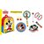 Kit Bandinha Musicalização Mickey Festival 6 Instrumentos Musicais Infantil PHX - Imagem 1