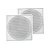 Kit Arandela Coax Ial Gp 70w 8r Quadrada Br Leson - Imagem 1