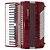 Acordeon 120 Baixos Ta 12020 Vermelho Thommasi - Imagem 3