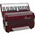 Acordeon 120 Baixos Ta 12020 Vermelho Thommasi - Imagem 2