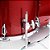 Bateria Completa (5 tambores) Bumbo 20 (Vermelho BRM) Tama Imperialstar IP50H6W-BRM - Imagem 5