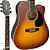 Violão Giannini GF1D CEQ Eletroacústico Aço Honey Burst - Imagem 2