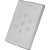 Amplificador de Parede Frahm Hs Wall 30w Bluetooth Branco - Imagem 2