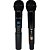 Microfone Duplo Sem Fio Leson LS902 Digital Preto - Imagem 6