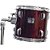 Bateria Acústica 2t Cromada Vinho Com Banco Ny-f1rst - Imagem 3