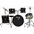 Bateria Acústica 2t Cromada Preto Com Banco Ny-f1rst - Imagem 2