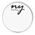 Pele Clear Transparente Para Bateria 20" New York - Imagem 1