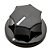 Knob Plástico Instrumentos Preto (3 Unidades) Spirit KJB-S - Imagem 1