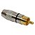 Conector Linha Rca Macho Profissional Preto Storm 10 Unidades - Imagem 2
