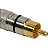 Conector Linha Rca Macho Profissional Preto Storm 10 Unidades - Imagem 3