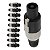 Conector Macho Para Cabos 4 Polos Spk Metal Storm 10 Unidades - Imagem 1