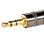 Conector P2 Stereo Metal Preto Gold Storm 10 Unidades - Imagem 3