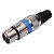 Conector Xlr Femea Linha Azul Corpo Metalico Storm 05 Unidades - Imagem 2