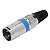 Conector Xlr Macho Linha Azul Metalico Storm 05 Unidades - Imagem 2