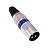 Conector Xlr Macho Linha Azul Metalico Storm 05 Unidades - Imagem 3