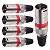 Conector Xlr Macho Linha Vermelho Metalico Storm 05 Unidades - Imagem 1