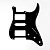 Escudo Para Guitarra Am Strat HSH Preto 3P Spirit 120-BK - Imagem 1