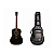 Kit Violão Rozini Eletroacústico Aço Black Top Triple 0 + Capa JPG Bag para Violão Premium Couro Sintético - Imagem 1