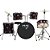 Bateria Acústica 2t Cromada Vinho Com Banco Ny-f1rst - Imagem 2