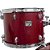 Bateria Acústica 2t Pr Sp Red Sparkle Vermelha Com Banco Ny F1rst - Imagem 3