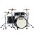 Bateria Shell Pack (4 tambores) Bumbo 22 (Piano Black) Tama Starclassic Maple MA42TZS-PBK - Imagem 1