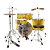 Bateria Completa (5 tambores) Bumbo 22 (Amarela ELY) Tama Imperialstar IP52H6W-ELY - Imagem 3