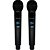 Microfone Duplo Sem Fio Leson LS902 Digital Preto - Imagem 3