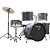 Bateria Acústica 2t Pr Sp Silver Sparkle Prata Com Banco Ny F1rst - Imagem 1