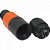 Conector Speakon de Linha Fêmea 4 Pólos JCSP0003 Preto/Laranja Storm - PCT / 10 - Imagem 1