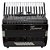 Acordeon 48 Baixos 34 Teclas Ta 4805 Preto Thommasi - Imagem 3
