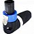 Conector Speakon 90° 4 Polos PGSP0005 Preto/Azul Storm - PCT / 10 - Imagem 1