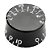 Knob Plástico Instrumentos Preto (4 Unidades) Spirit KLC-BK - Imagem 1