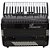 Acordeon 80 Baixos 37 Teclas Ta 8009 Preto Thommasi - Imagem 3